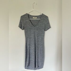 Golden TNA Aritzia Grey Dress